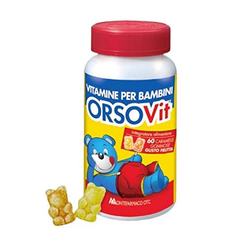 Montefarmaco Orsovit Caramelle Gommose Vitamina Bb Senza Glutine 60 Pezzi - 120  - Foto 1 di 1